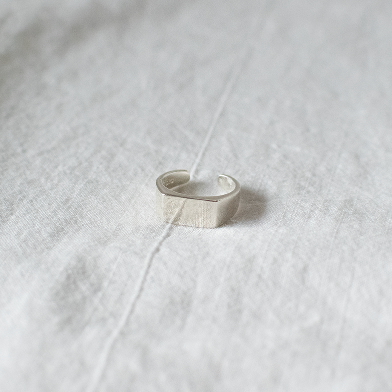 #001 "SILVER EAR CUFF"
