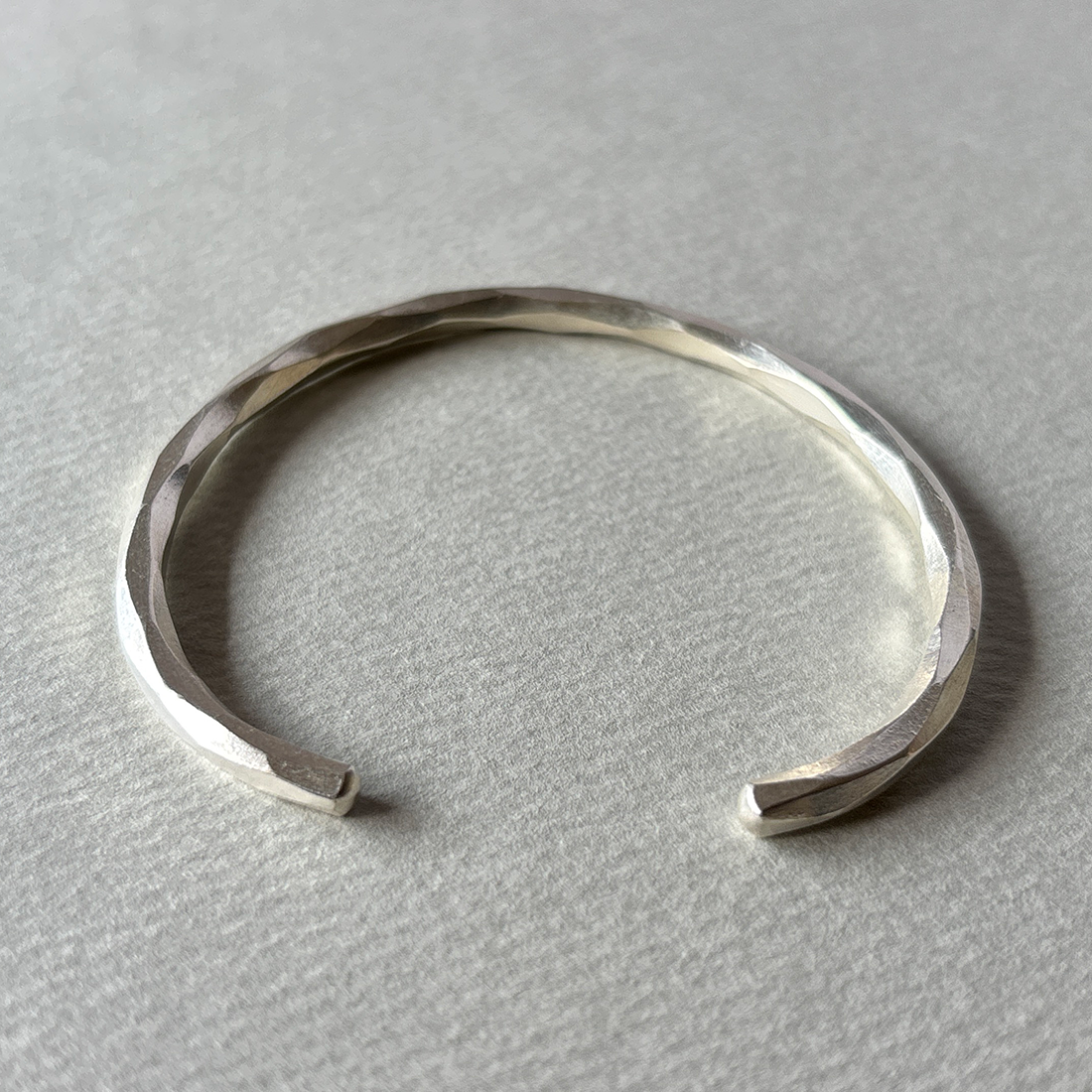 #001" KARENSILVER BANGLE"