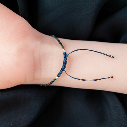 RHODONITE, RUBY & TOURMALINE BRACELET "DAWN"