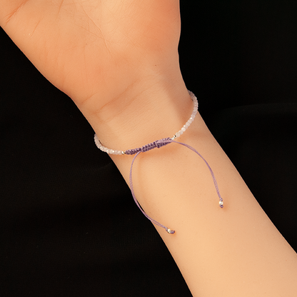 KUNZITE & GARNET BRACELET "DUNE"
