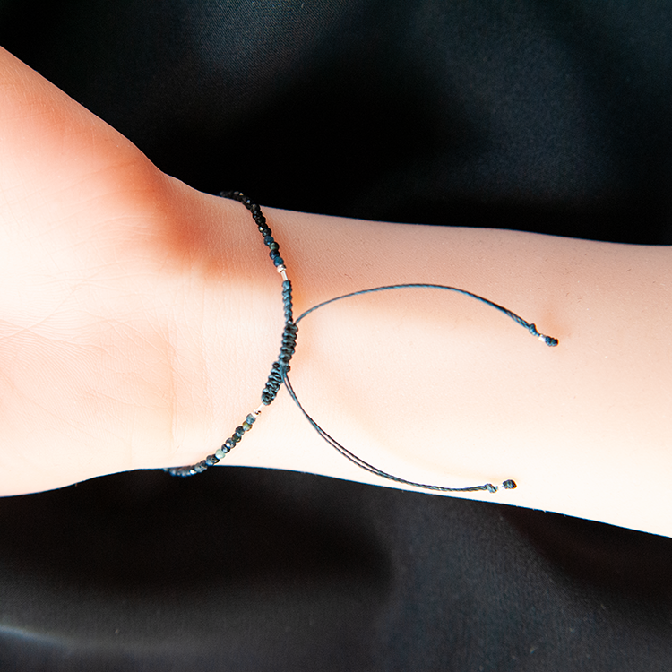 GARNET, LAPIS LAZULI & TOURMALINE BRACELET "PASSAGE"